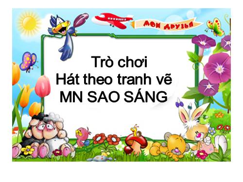 HÁT THEO HÌNH VẼ