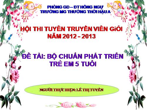 tuyên truyền phổ cập trẻ 5 tuổi