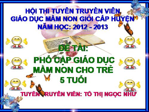 tuyên truyền bộ chuẩn phát triển trẻ 5 tuổi