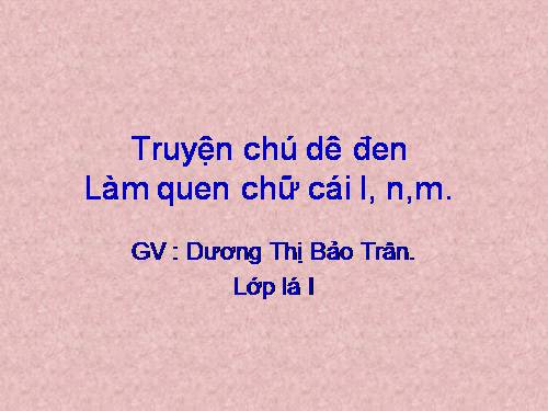 Truyen chu de den