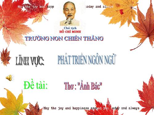 Tranh thơ Ảnh Bác