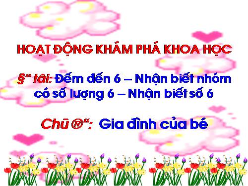 SỐ 6 TIẾT 1