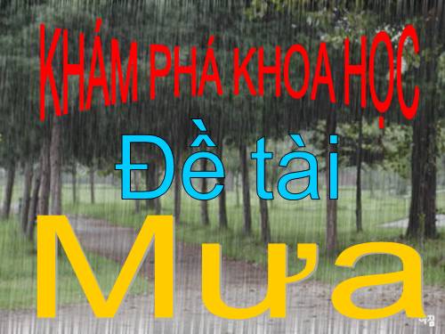 hoạt động khám phá khoa học