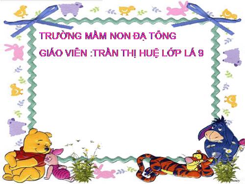 CHỦ ĐỀ :THẾ GIỚI ĐỘNG VẬT