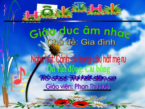 AN nghe hat: canh co trong cau hat me ru