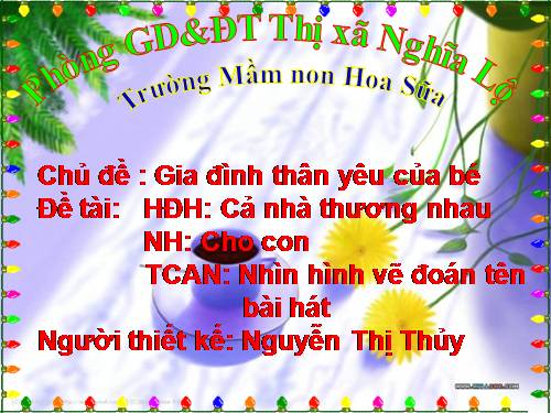 GA AN: CA NHÀ THUONG NHAU