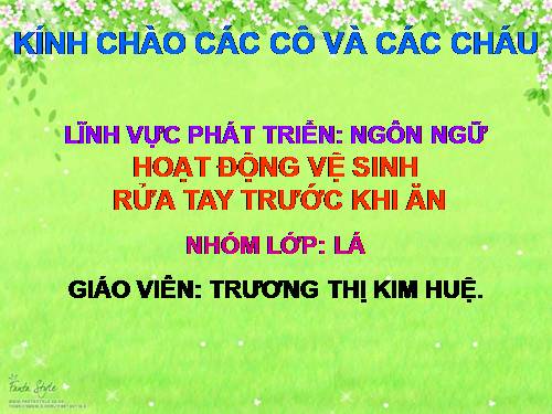 sáu bước rửa tay