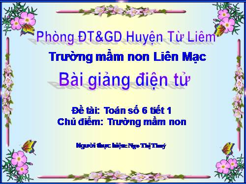 chủ điểm bản thân bé