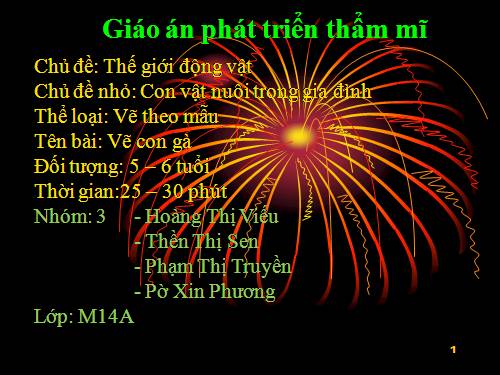 Vẽ con gà