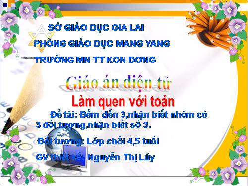 toán sổ 3 chủ đề ptgt