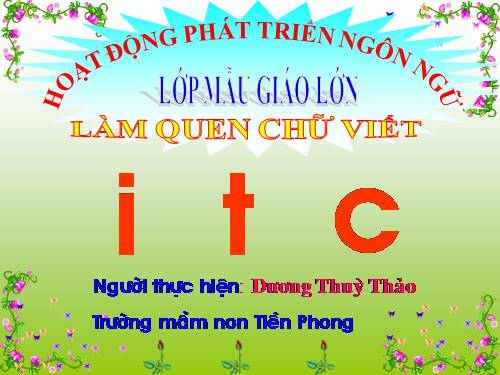 bài giảng