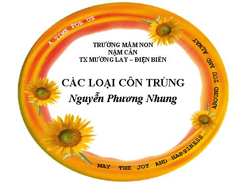 CÁC LOẠI CON TRÙNG