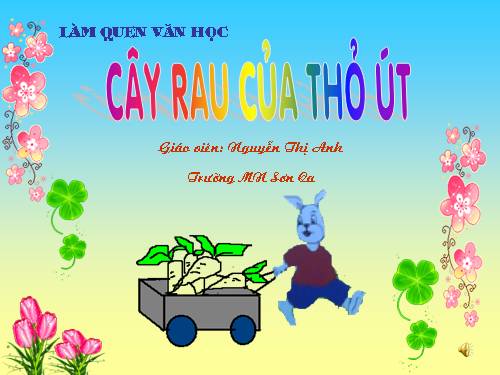 Truyện "Cây rau của Thỏ út"