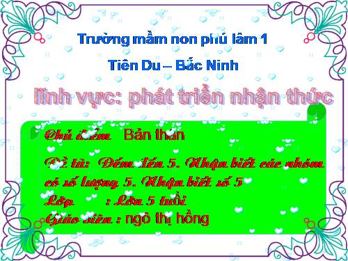 số 5 tiết 1