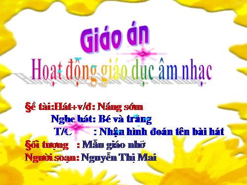 âm nhạc nắng sớm