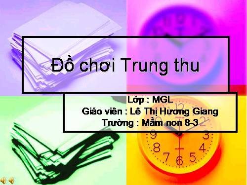 Trung thu của bé