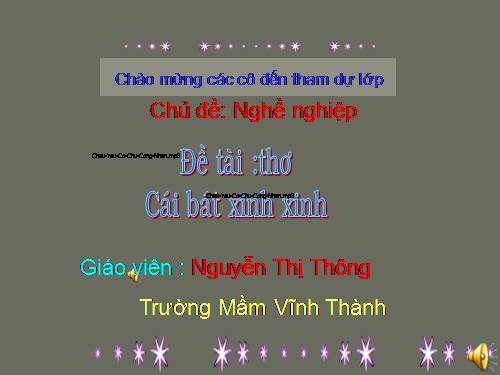 cai bat xinh xinh