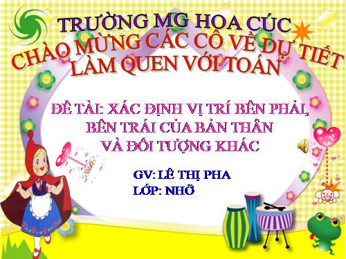 Toán xác định phía phải, trái của đối tượng khác