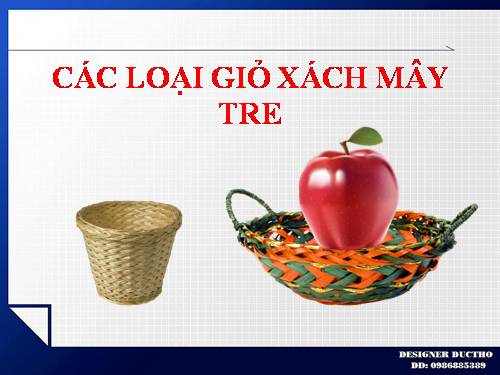 CÁC LOẠI GIỎ XÁCH MÂY TRE