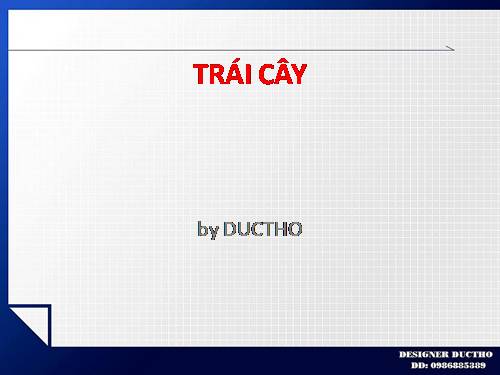 TRÁI CÂY