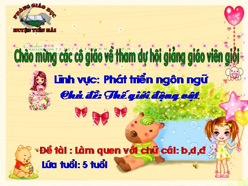 Làm quen chữ cái