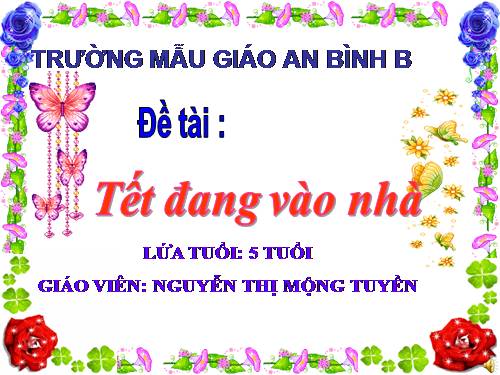 PTNN: Thơ Tết dang vao nha