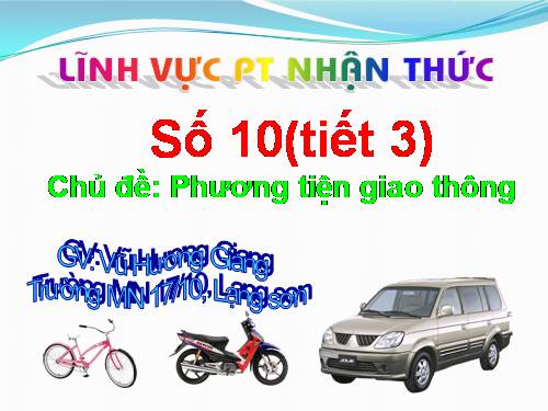 Toán số 10 tiết 3