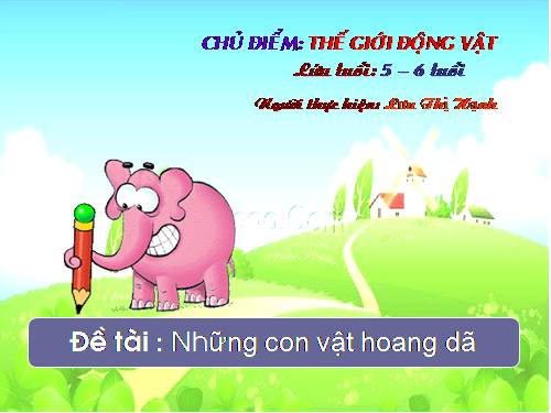 Những con vật hoang dã