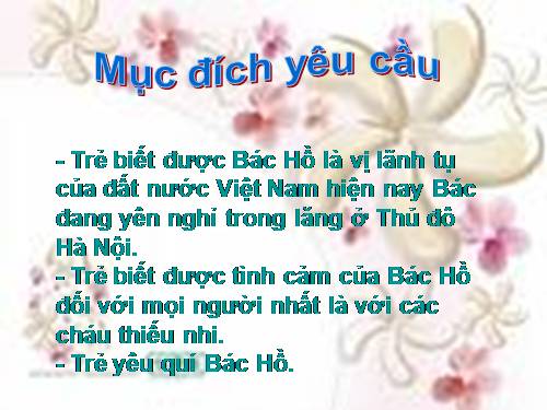 Thơ Bác Hồ của em