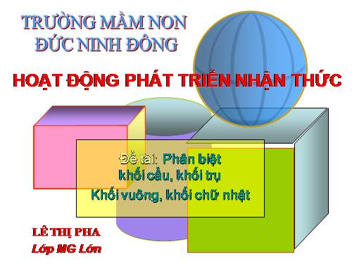 phân biệt các khối