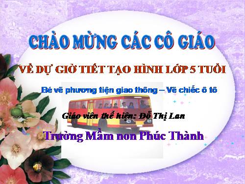 Vẽ phương tiện giao thông- Vẽ xe ô tô