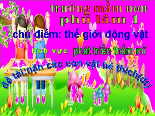 tạo hình nặn