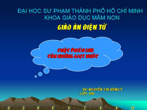 cuoc phieu giot nuoc