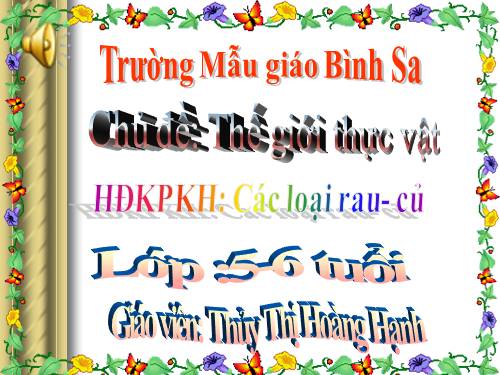 giáo án KPKH rất hay