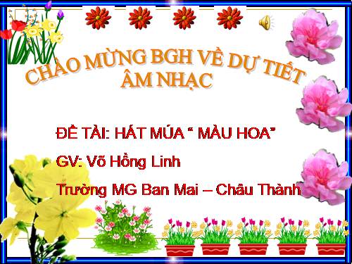 GDAN: Hát múa màu hoa