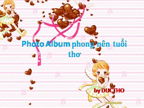 Photo Album phong nên tuổi thơ