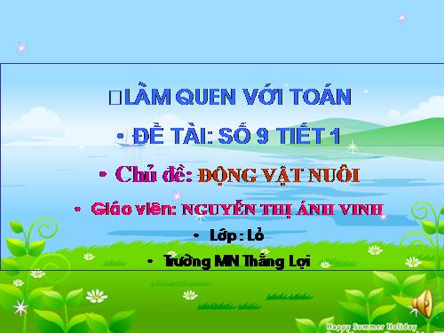 SỐ 9 (Tiết 1)