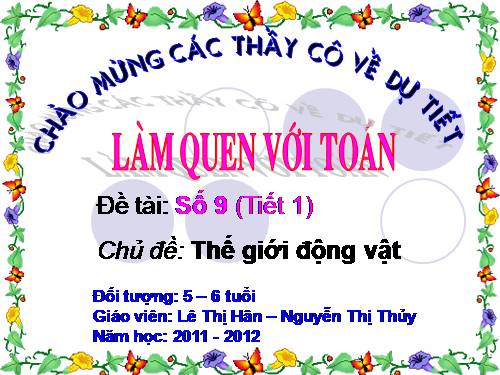 De tai: Toan so 9