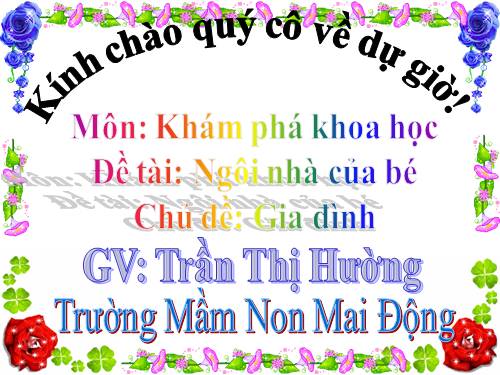 tro chuyen ve ngoi nha be