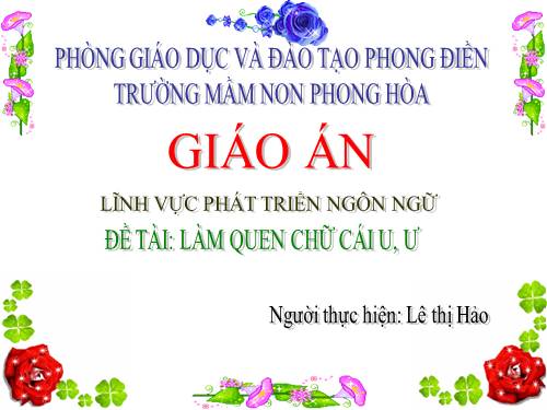 Giáo an cô Hải