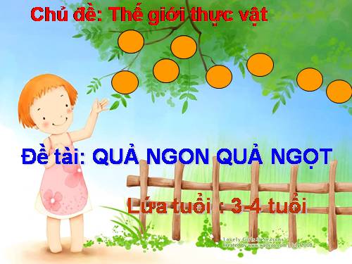 thơ:ăn quả(3-4t)