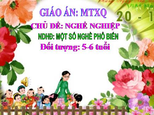 Một số nghề trong XH