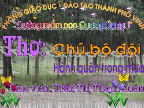 tho chu bo doi hanh quan trong mua