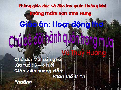 chu bo doi hanh quan trong mua