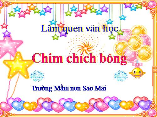 thơ chim chích bông