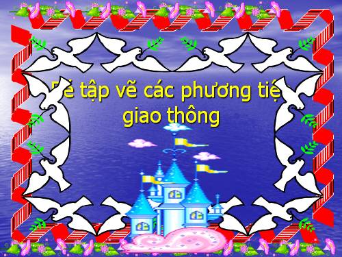 vẽ phương tiện gioa thông