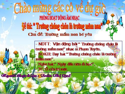 giao an am nhac tong ket chu de Truong MN