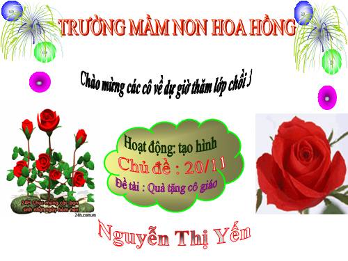 Tạo hình: Quà tặng cô