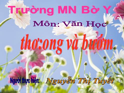 thơ :ong va buom