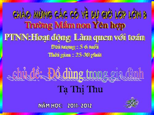 toan so 6 tiet 2 chủ dè gia dinh